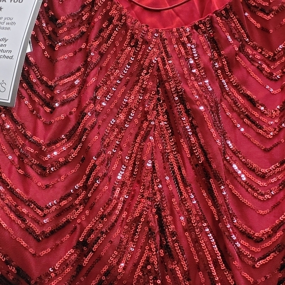 B. DARLIN JUNIORS WOMENS SEQUIN MINI BODYCON DRESS - Picture 14 of 14